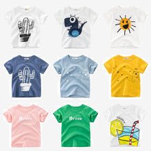 Carica l'immagine nel visualizzatore di Gallery, Boys T Shirt Kids Children Tops Cotton Clothing Short