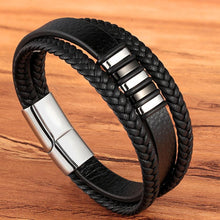 Laden Sie das Bild in den Galerie-Viewer.Magnetic Black Men Bracelet