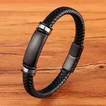 Laden Sie das Bild in den Galerie-Viewer.Magnetic Black Men Bracelet