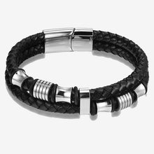 Laden Sie das Bild in den Galerie-Viewer.Magnetic Black Men Bracelet