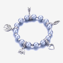 Load image into Gallery viewer, Heart Pearl Bracelets Bangles For Women