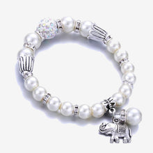 Load image into Gallery viewer, Heart Pearl Bracelets Bangles For Women