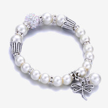 Load image into Gallery viewer, Heart Pearl Bracelets Bangles For Women