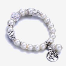 Load image into Gallery viewer, Heart Pearl Bracelets Bangles For Women
