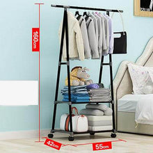 Load image into Gallery viewer, Hanging Clothes Storage Rack Shelf
