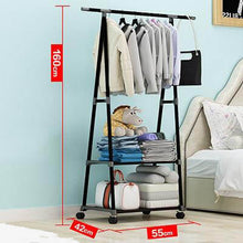 Load image into Gallery viewer, Hanging Clothes Storage Rack Shelf