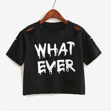 Charger l'image dans la galerie, Harajuk Crew Neck Short Sleeve printed T-Shirts Sexy Summer