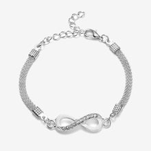 Carica l'immagine nel visualizzatore di Gallery, Crystals Rhinestone Infinity Bracelet Jewelry