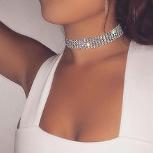 Charger l'image dans la galerie, Crystal Rhinestone Choker Necklace