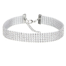 Charger l'image dans la galerie, Crystal Rhinestone Choker Necklace