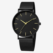 Load image into Gallery viewer, Ultra-thin Stainless Steel Quartz Wrist Watch Male
