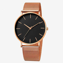 Load image into Gallery viewer, Ultra-thin Stainless Steel Quartz Wrist Watch Male