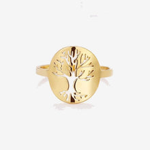 Charger l'image dans la galerie, Stainless Steel Rings Tree Of Life Ring Ladies