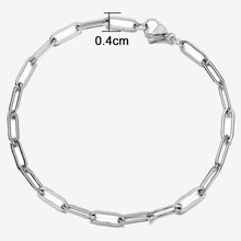 Load image into Gallery viewer, Stainless Steel Square Link Chain Necklaces