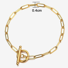 Load image into Gallery viewer, Stainless Steel Square Link Chain Necklaces