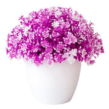 Carica l'immagine nel visualizzatore di Gallery, Small Tree Pot Plants Fake Flowers Potted