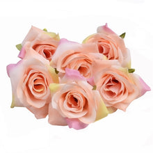 Carica l'immagine nel visualizzatore di Gallery, artificial flower 4cm silk rose flower head