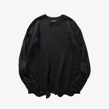 Load image into Gallery viewer, Black Red Striped Sweaters