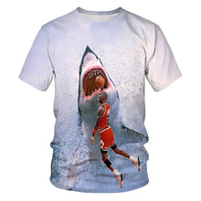 Charger l'image dans la galerie, basketball star print short-sleeved t-shirt men's casual t-shirt