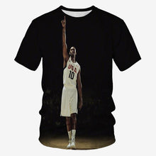 Charger l'image dans la galerie, basketball star print short-sleeved t-shirt men's casual t-shirt
