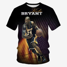 Charger l'image dans la galerie, basketball star print short-sleeved t-shirt men's casual t-shirt