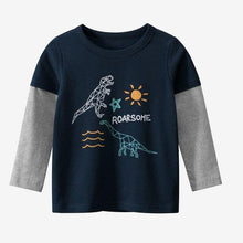 Laden Sie das Bild in den Galerie-Viewer.Long Sleeve T Shirt For 2-8Years Old Cotton Children Kids