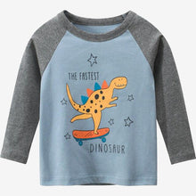 Laden Sie das Bild in den Galerie-Viewer.Long Sleeve T Shirt For 2-8Years Old Cotton Children Kids