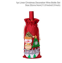 Carica l'immagine nel visualizzatore di Gallery, Christmas Wine Bottle Cover