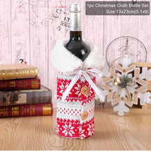 Carica l'immagine nel visualizzatore di Gallery, Christmas Wine Bottle Cover