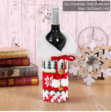 Carica l'immagine nel visualizzatore di Gallery, Christmas Wine Bottle Cover