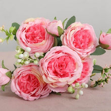Load image into Gallery viewer, Artificial Silk Flowers Beautiful Rose