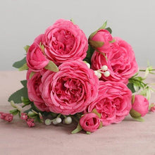 Load image into Gallery viewer, Artificial Silk Flowers Beautiful Rose