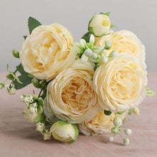 Load image into Gallery viewer, Artificial Silk Flowers Beautiful Rose