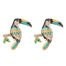 Load image into Gallery viewer, crystal earrings party jewelry accessories cute pearl statement