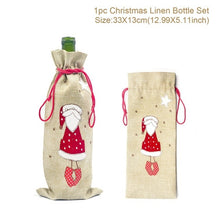 Carica l'immagine nel visualizzatore di Gallery, Christmas Wine Bottle Cover