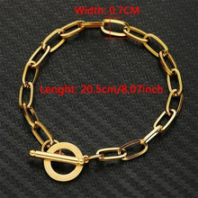 Load image into Gallery viewer, Stainless Steel Square Link Chain Necklaces