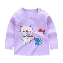 Laden Sie das Bild in den Galerie-Viewer.T Shirts Girls Boys Clothes Tshirt Cartoon Print Tops