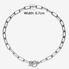 Load image into Gallery viewer, Stainless Steel Square Link Chain Necklaces
