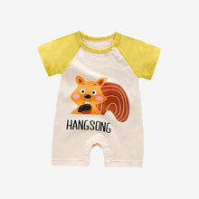 Charger l'image dans la galerie, Infant jumpsuit summer romper animal print girl boy cotton suit