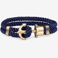 Load image into Gallery viewer, Anchor Bracelet Made of Nylon and Brass