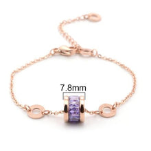 Laden Sie das Bild in den Galerie-Viewer.roman numeral bracelets for women best friend