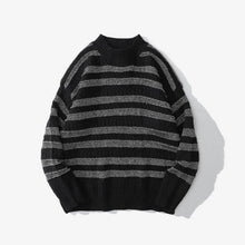 Load image into Gallery viewer, Black Red Striped Sweaters