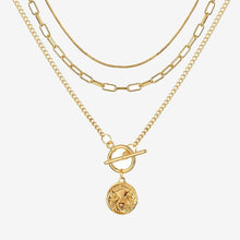 Carica l'immagine nel visualizzatore di Gallery, Women Steampunk Multi Layered Star Lock Pendant