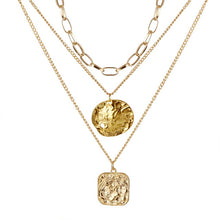 Carica l'immagine nel visualizzatore di Gallery, Women Steampunk Multi Layered Star Lock Pendant