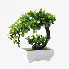 Load image into Gallery viewer, Bonsai Fake Flower Potted Desk Ornament