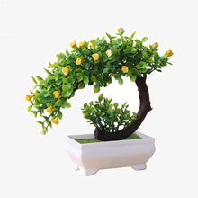 Load image into Gallery viewer, Bonsai Fake Flower Potted Desk Ornament