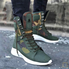 Charger l'image dans la galerie, High Ankle All-match Shoes Pu Leather Cloth Male Casual