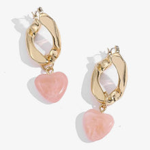 Load image into Gallery viewer, Punk Rock Gold Color Clip Earrings