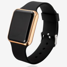 Laden Sie das Bild in den Galerie-Viewer.Man Women Watch Silicone Strap LED Electronic