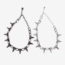 Charger l'image dans la galerie, Spike Rivet Necklace Rock Gothic Chokers